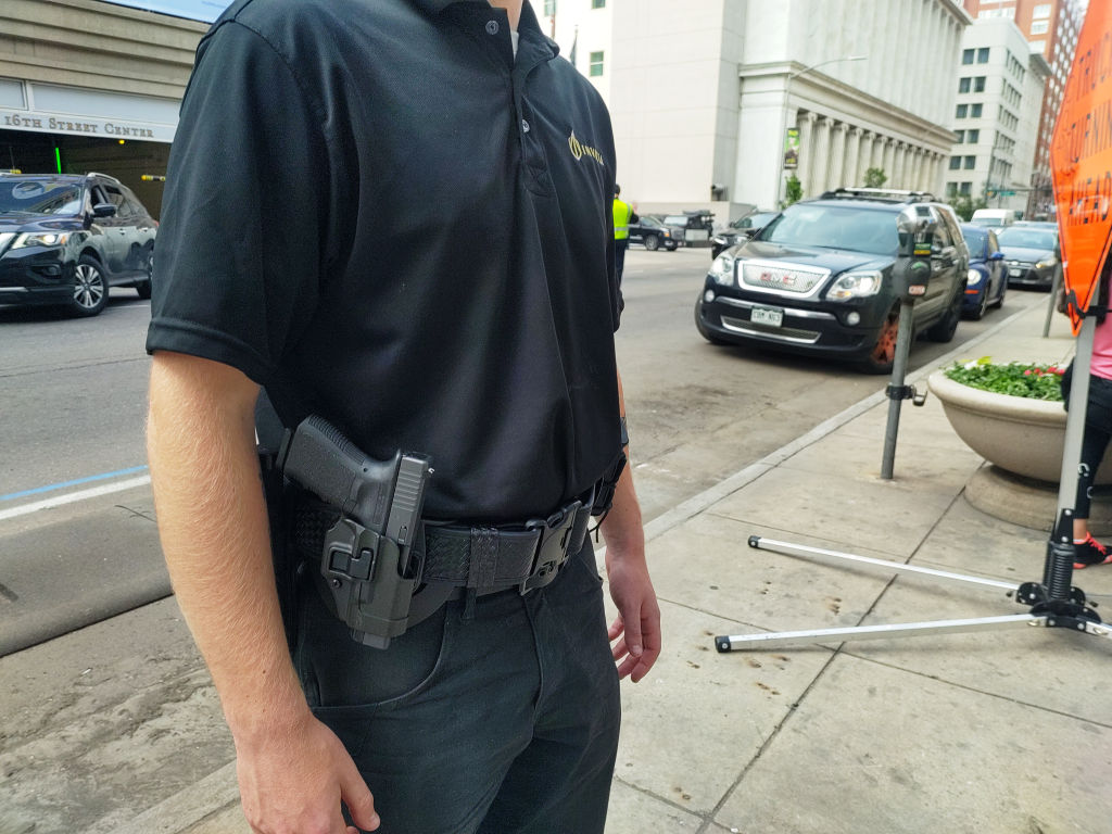 Armed security duty belt best sale